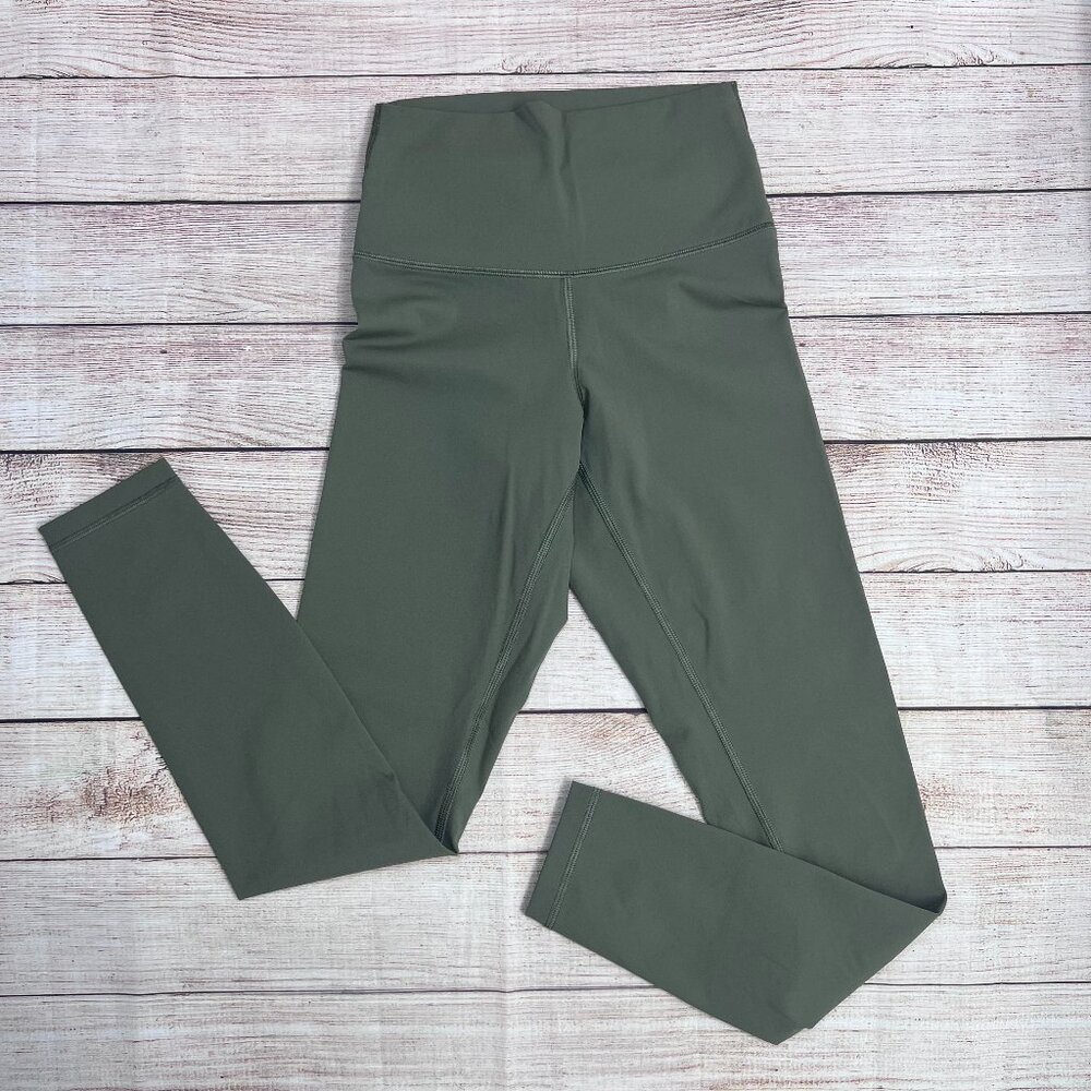 Everlane ReNew Leggings Womens XS Green High Waisted‎ Hidden Pocket Activewear